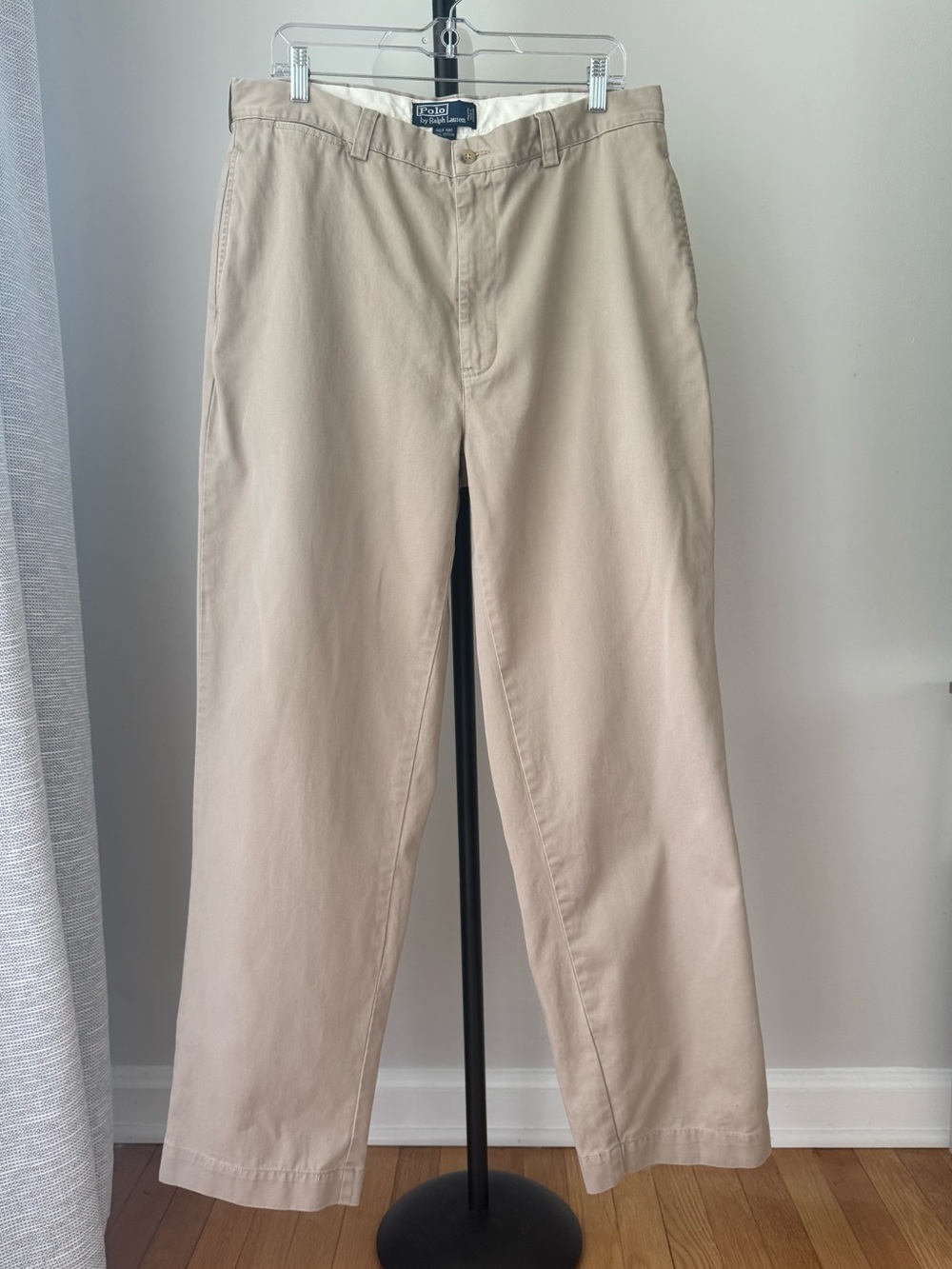 Ralph Lauren Men's Khaki Cotton Chinos - Light Tan 35/32
